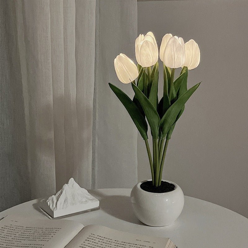Stylish LED Floral Desk Lamp