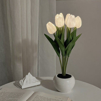 Stylish LED Floral Desk Lamp