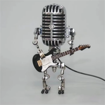 Fun Music Robot Table Lamp with Guitar - Halri