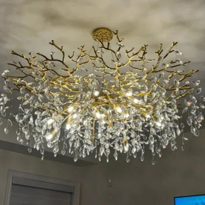 Elegant Crystal Drop Ceiling Light Fixture