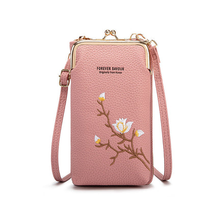 Stylish Embroidered Ladies Cross Body Purse