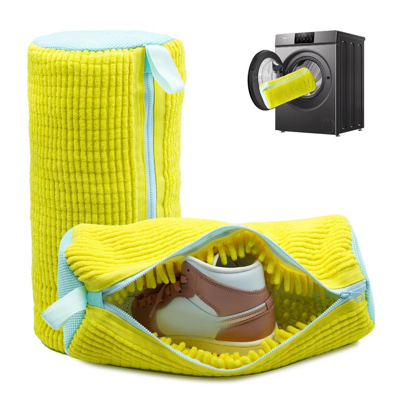 Soft Microfiber Shoe Wash Bag for Delicate Laundry Protection - Halri