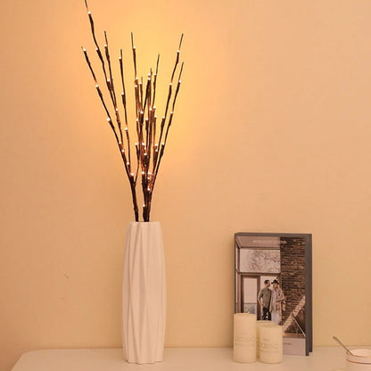 Soft Glow Willow Table Lamp