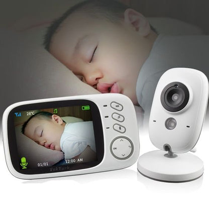 Wireless Baby Monitor with LCD Screen and Night Vision - Halri