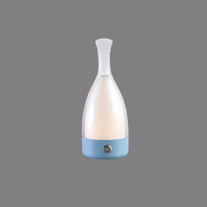 Elegant Wine Bottle Desk Lamp - Adjustable LED Light
