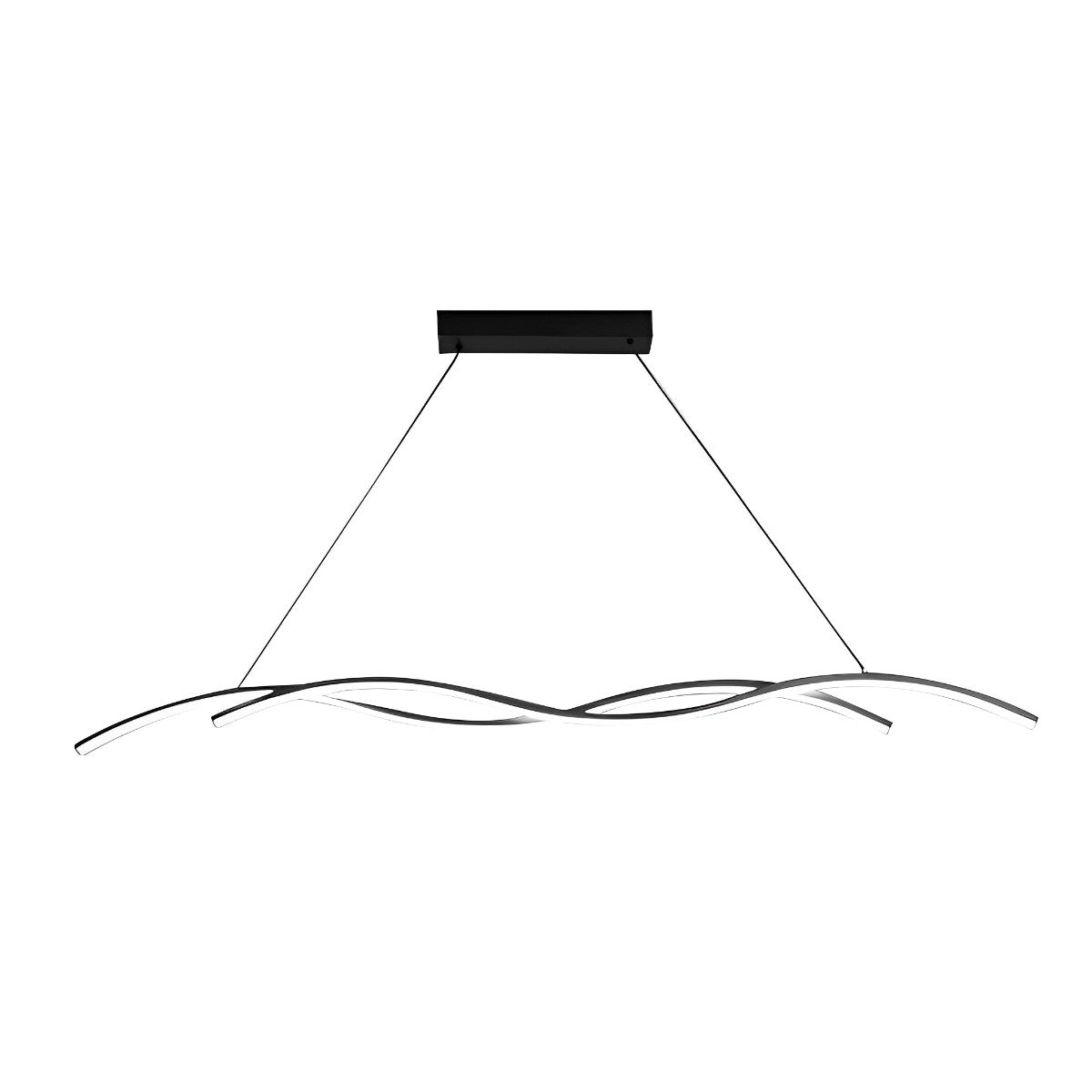 Stylish Wave Contemporary LED Ceiling Light Fixture