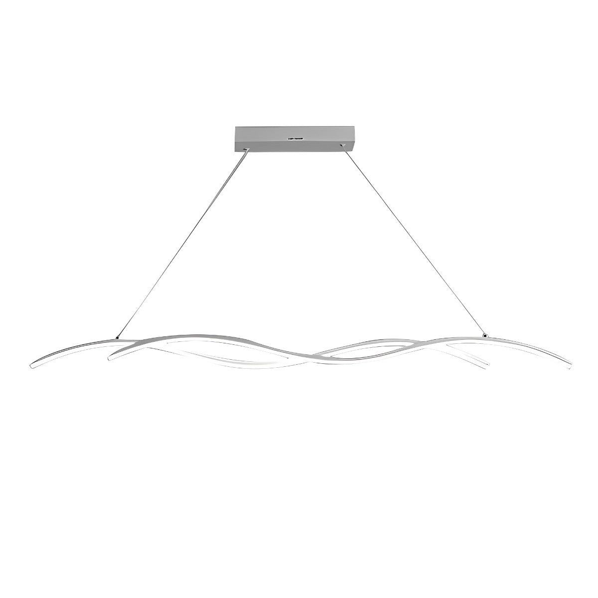 Stylish Wave Contemporary LED Ceiling Light Fixture