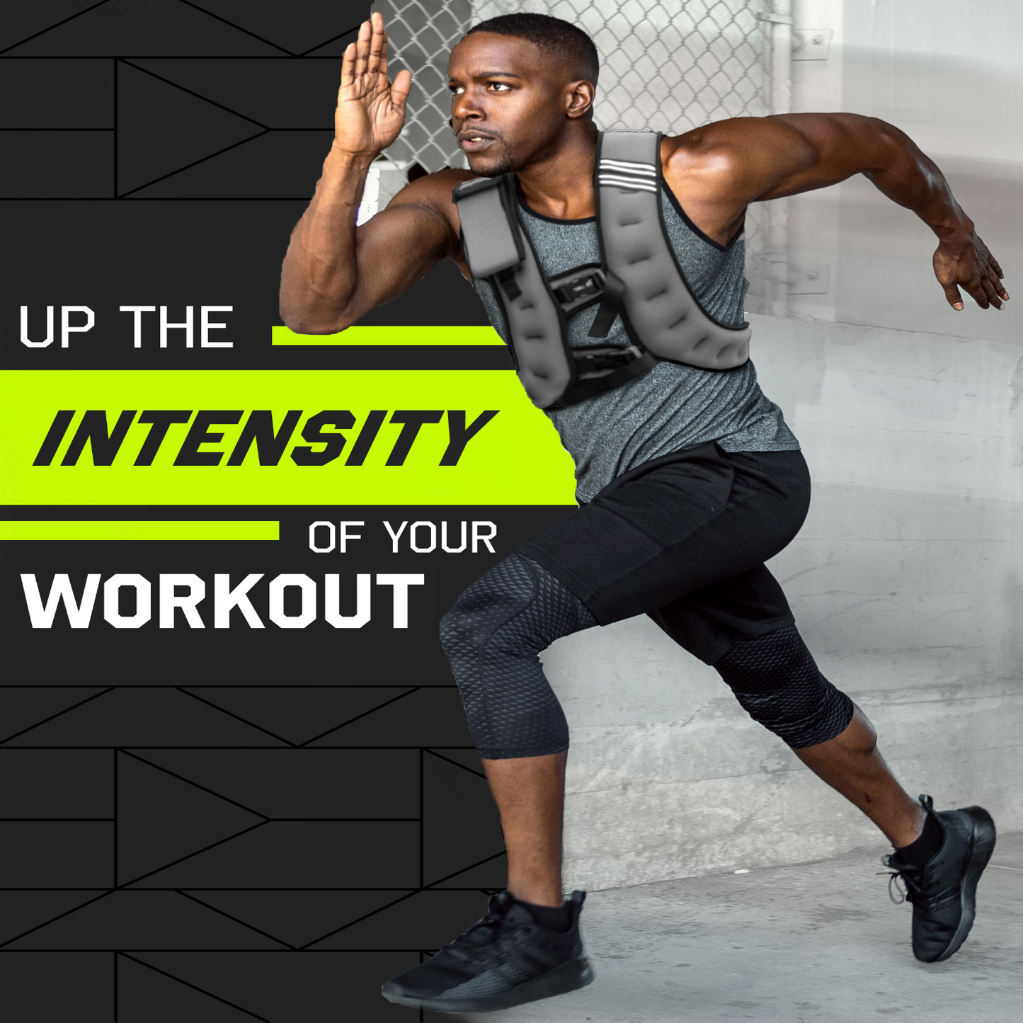 Adjustable 20lb Weight Vest for Fitness Workout
