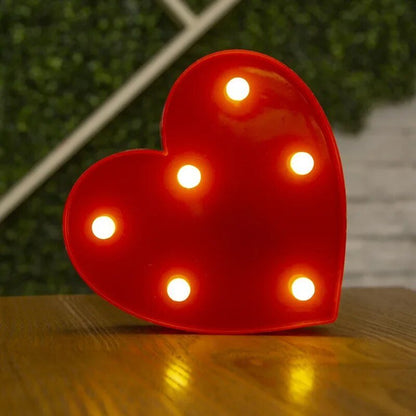 Lovely Heart Shaped Table Lamp - Halri