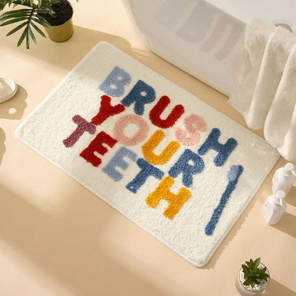 Hygienic Bathroom Mat with Cleaning Alerts