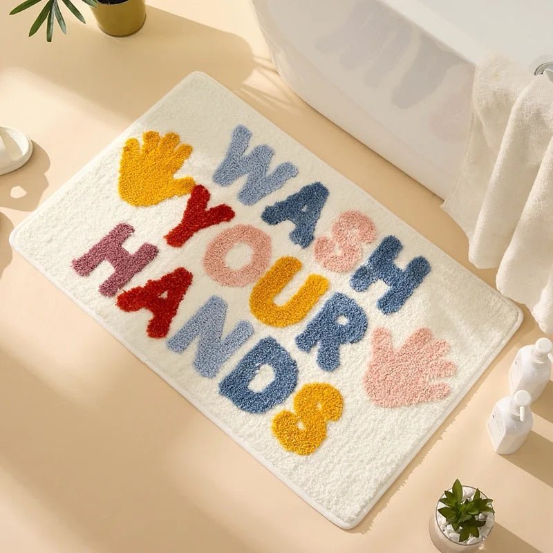 Hygienic Bathroom Mat with Cleaning Alerts