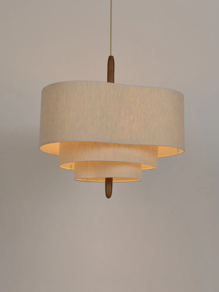 Elegant Fabric Hanging Light Fixture
