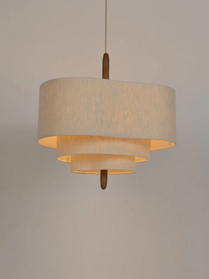 Elegant Fabric Hanging Light Fixture