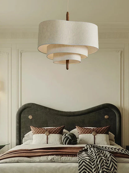 Elegant Fabric Hanging Light Fixture