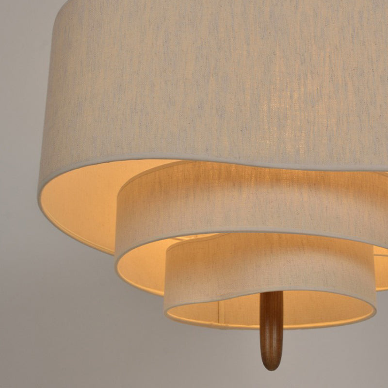 Elegant Fabric Hanging Light Fixture
