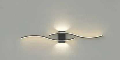 Slim Wave LED Wall Lamp, Energy Saving Modern Design - Halri