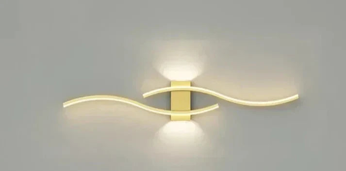Slim Wave LED Wall Lamp, Energy Saving Modern Design