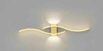 Slim Wave LED Wall Lamp, Energy Saving Modern Design