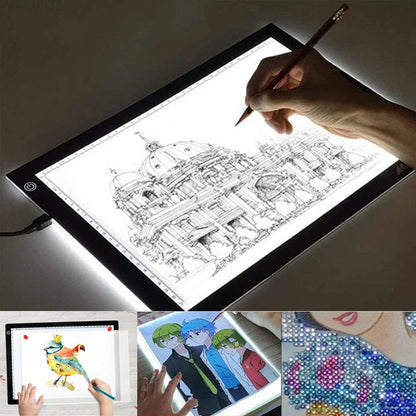 Bright LED Art Light Box for Drawing and Tracing - Halri