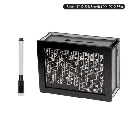 Large Digital Money Box with Coin Counter