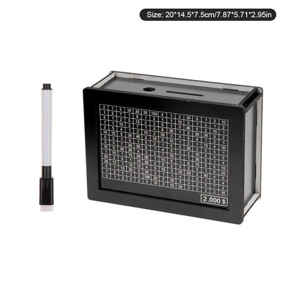 Large Digital Money Box with Coin Counter