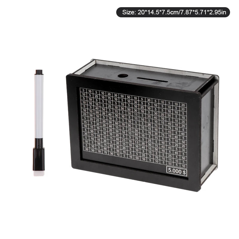 Large Digital Money Box with Coin Counter