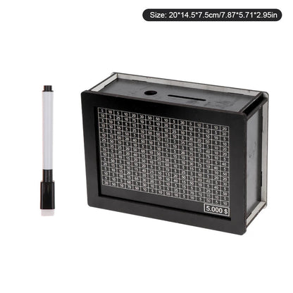 Large Digital Money Box with Coin Counter