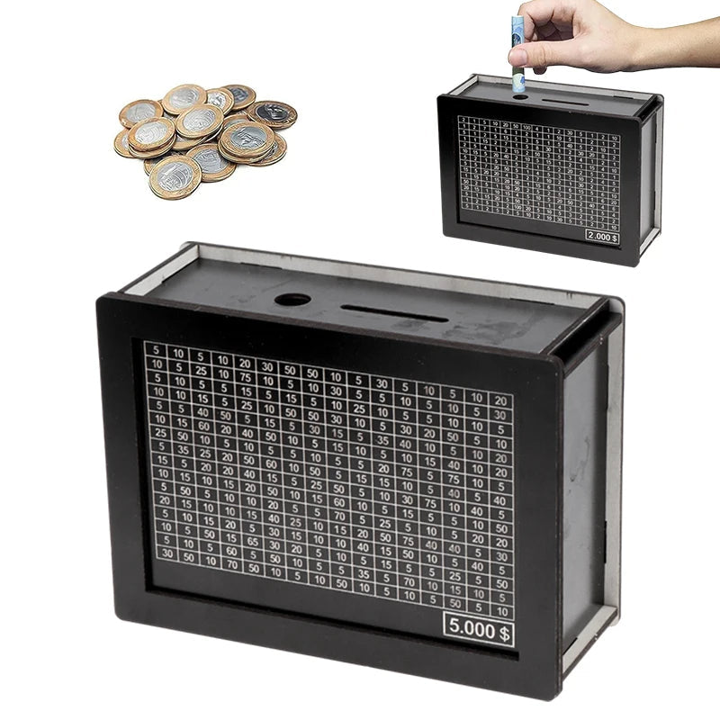 Large Digital Money Box with Coin Counter