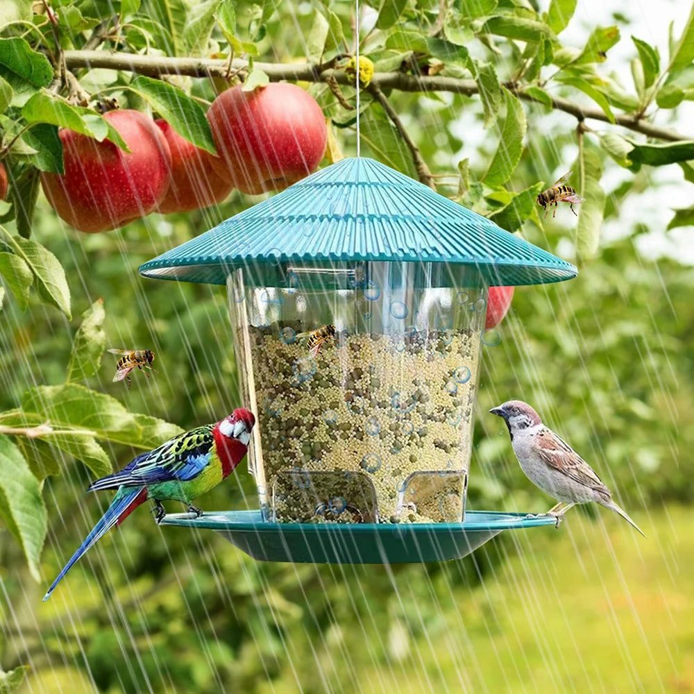 Easy Fill Bird Feeder with Automatic Seed Dispenser - Halri