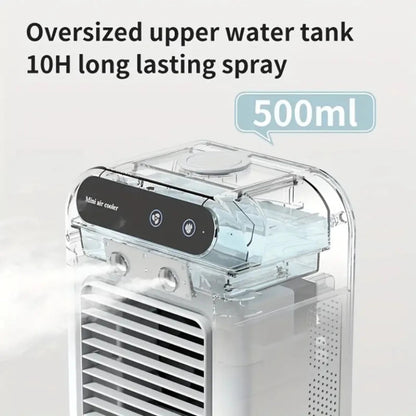 Compact Personal USB Air Cooler & Humidifier