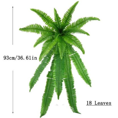 Outdoor Durable Fake Boston Fern Plant