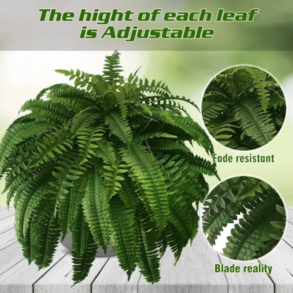 Outdoor Durable Fake Boston Fern Plant