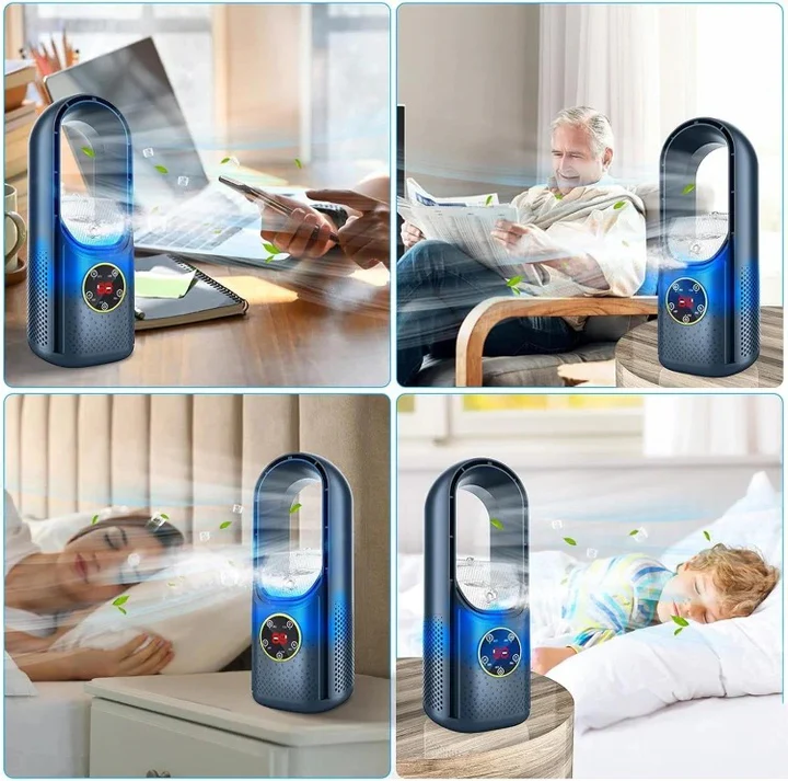 Compact Personal Space Cooler Fan Quiet Air Conditioner