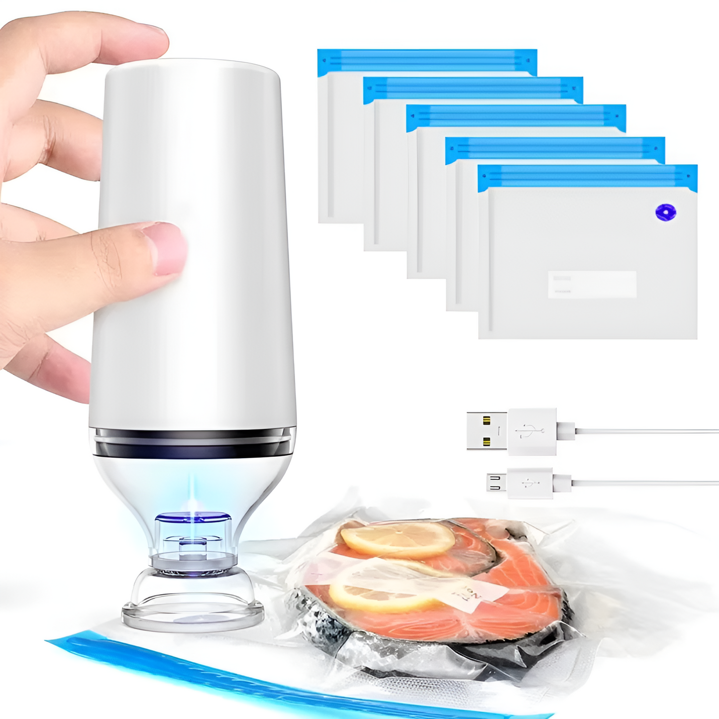 Space Saving Kitchen Vacuum Sealer - Halri