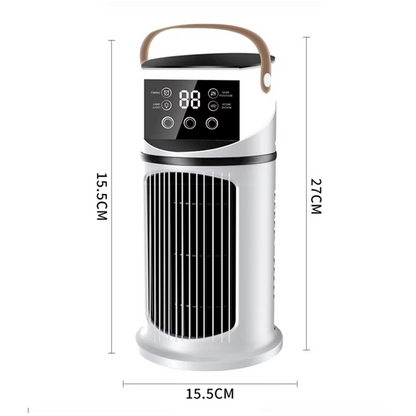 Portable 3-in-1 Misting Fan with Humidifier and LED Light - Halri