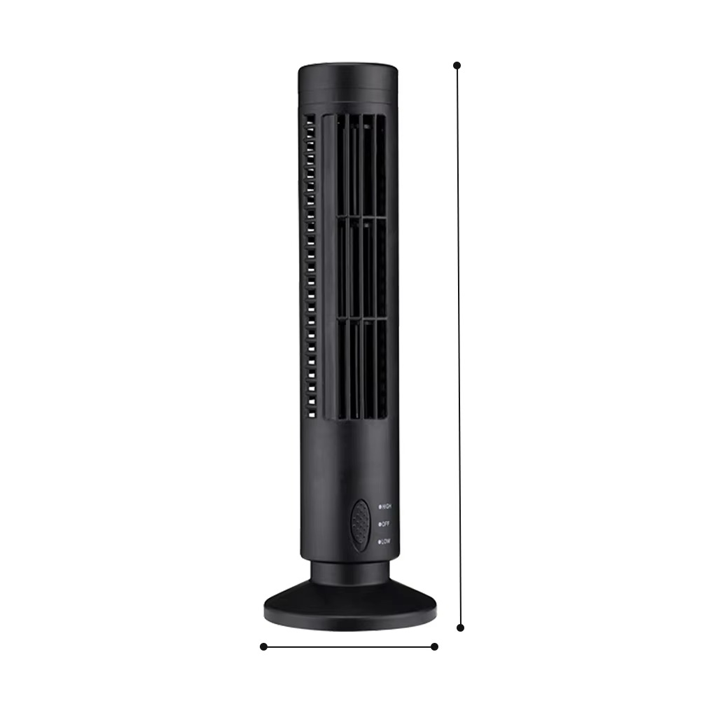 Slim Silent Tower Fan Blasterless - Halri
