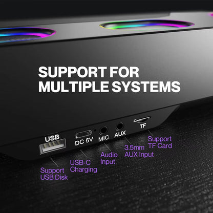 Colorful Bluetooth PC Speakers