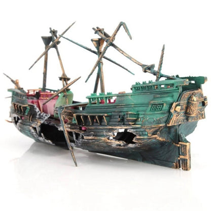 Big Fish Tank Boat Decor