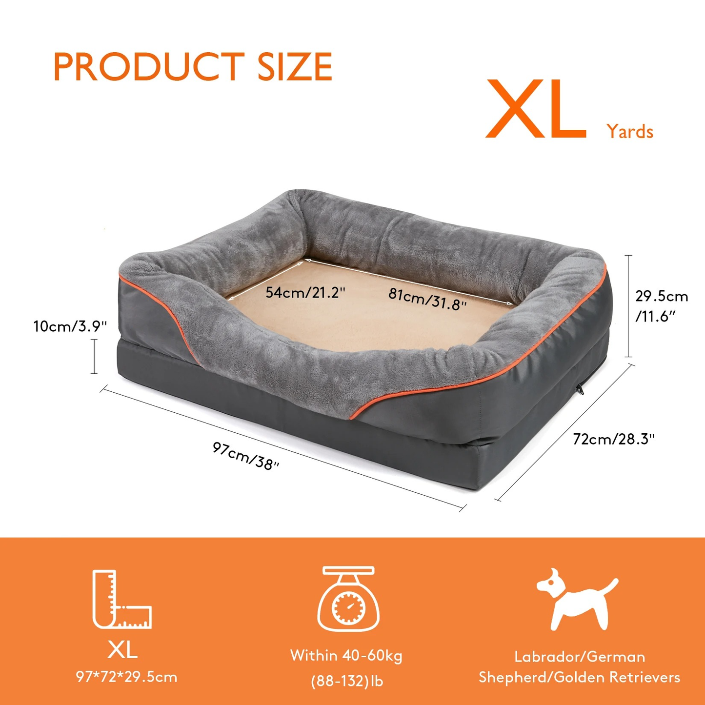 Comfortable Pet Memory Foam Bed
