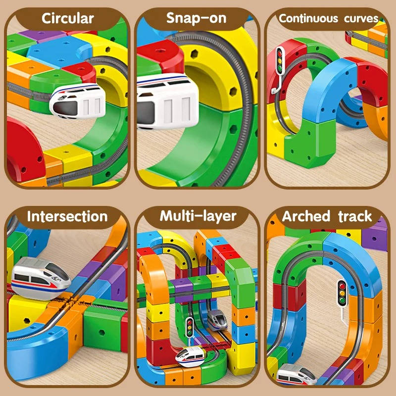 Fun Kids Magnetic Railway Set