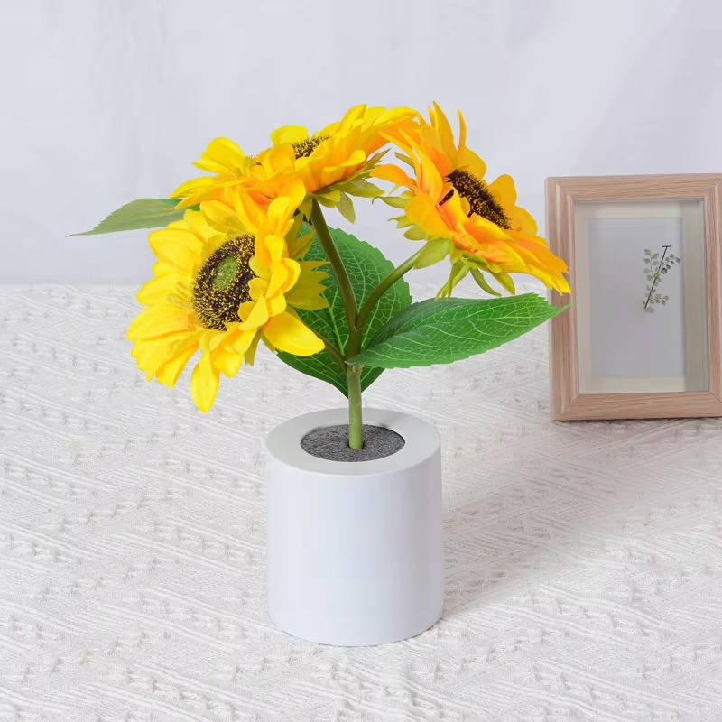 Bright Floral Table Lamp