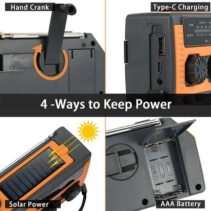 Portable Power Emergency Weather Radio