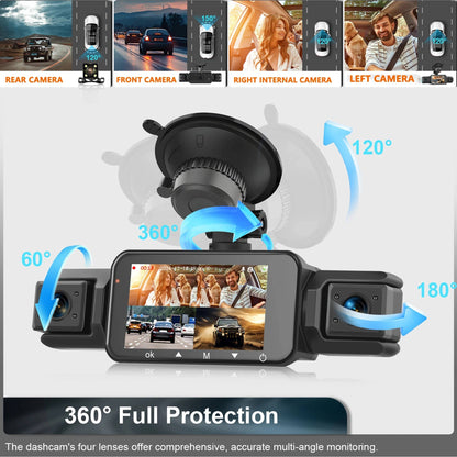 Dual Lens Car Camera Front Rear Night Vision Recorder