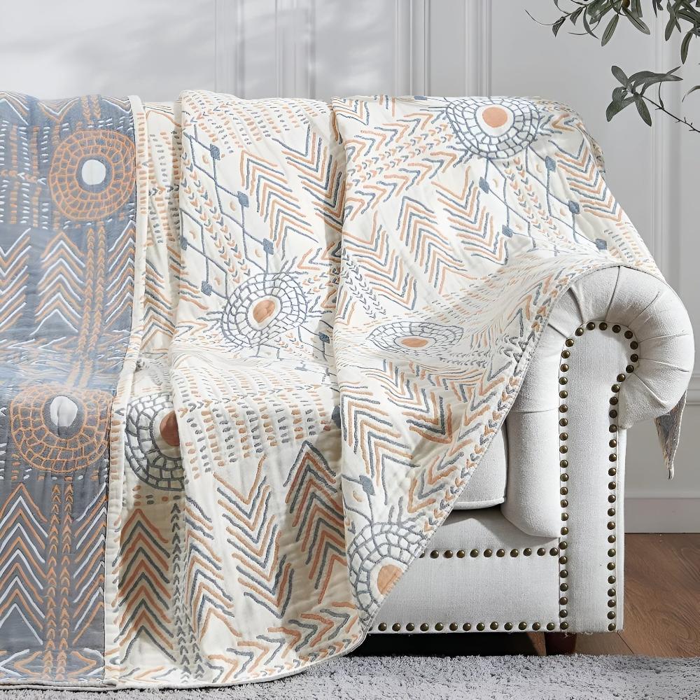 Plush Reversible Soft Throw Blanket