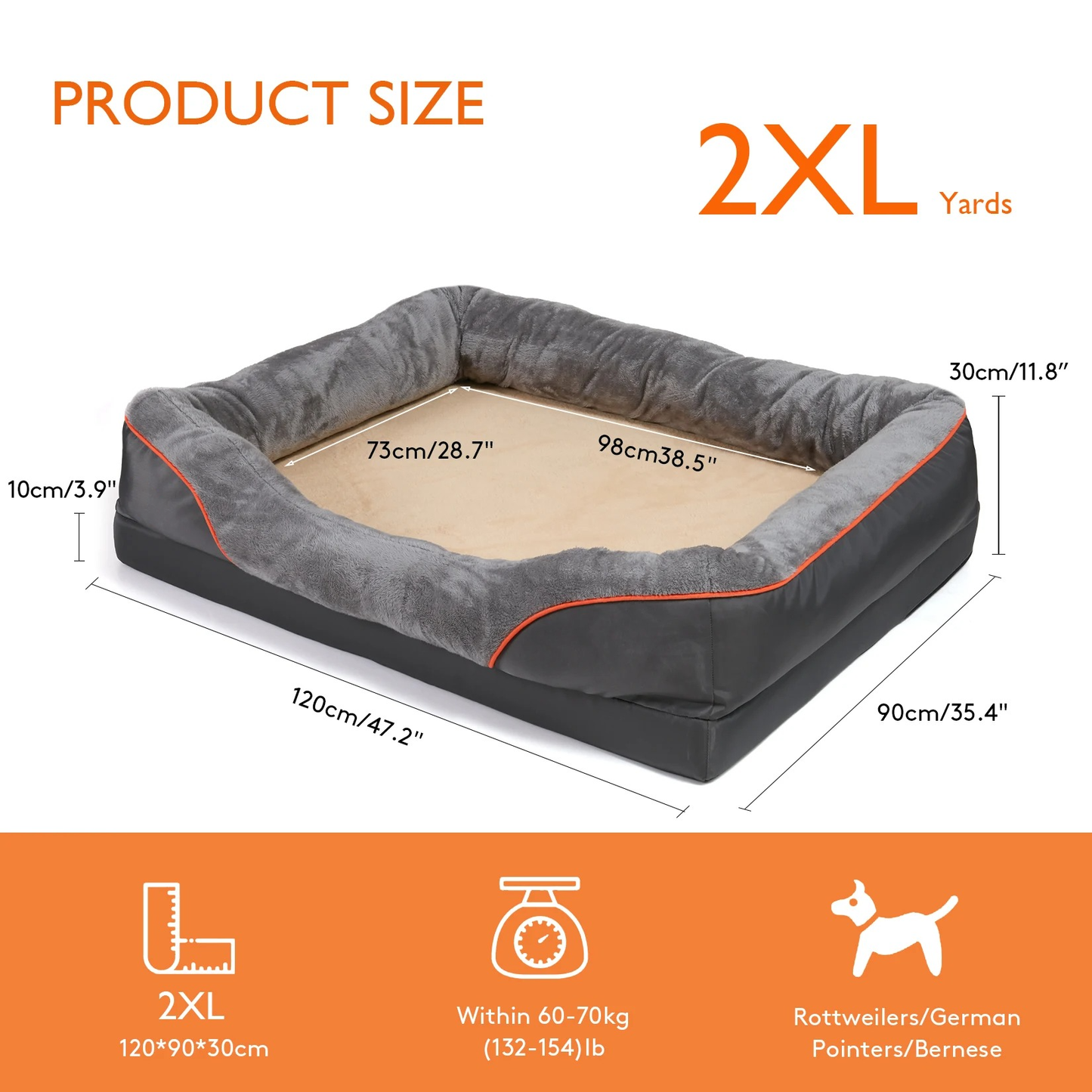 Comfortable Pet Memory Foam Bed