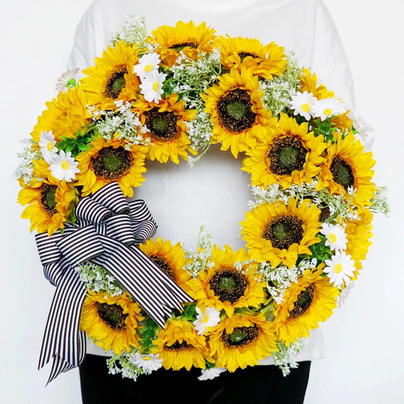 Bright Floral Summer Wreath - Halri