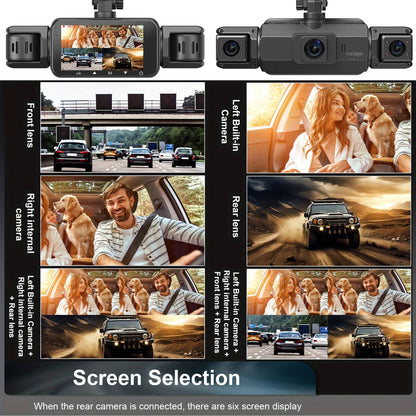 Dual Lens Car Camera Front Rear Night Vision Recorder
