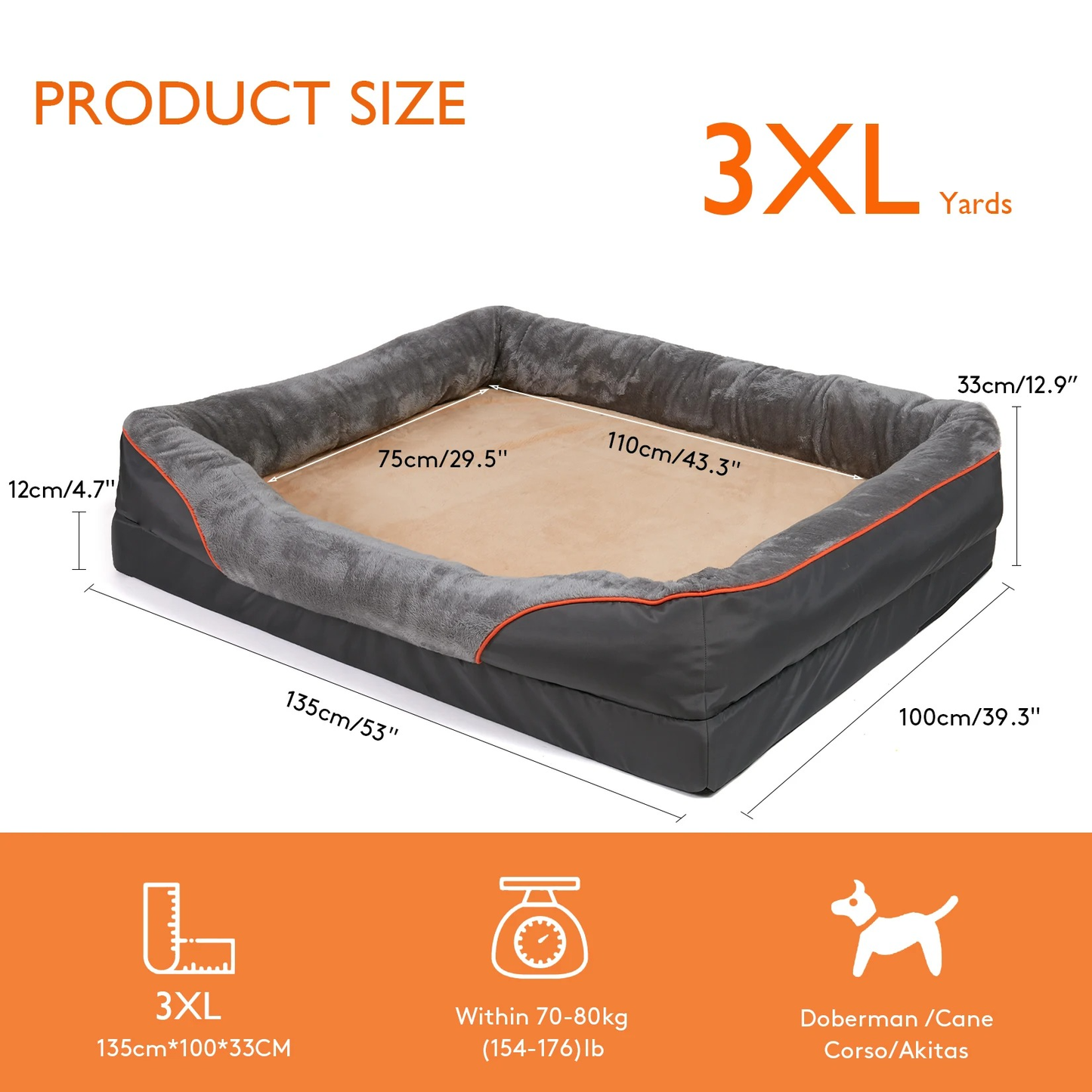 Comfortable Pet Memory Foam Bed