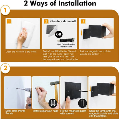 Smart Automatic Wall Lamp with Remote