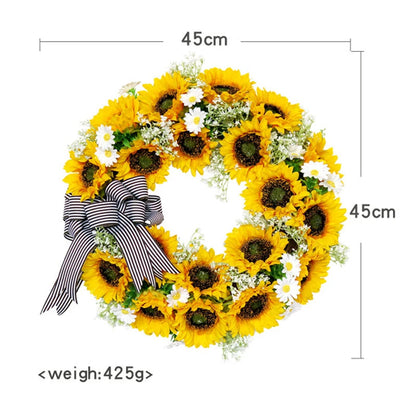 Bright Floral Summer Wreath